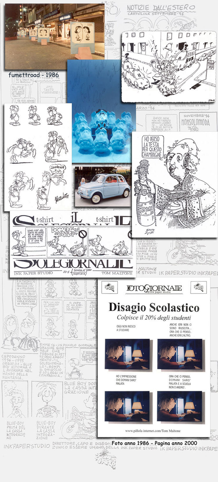 Disegni e installazioni della Ink Paper Studio