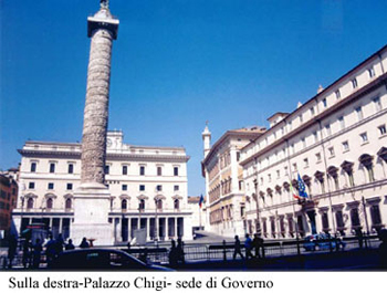 Palazzo Chigi, sede del Governo italiano